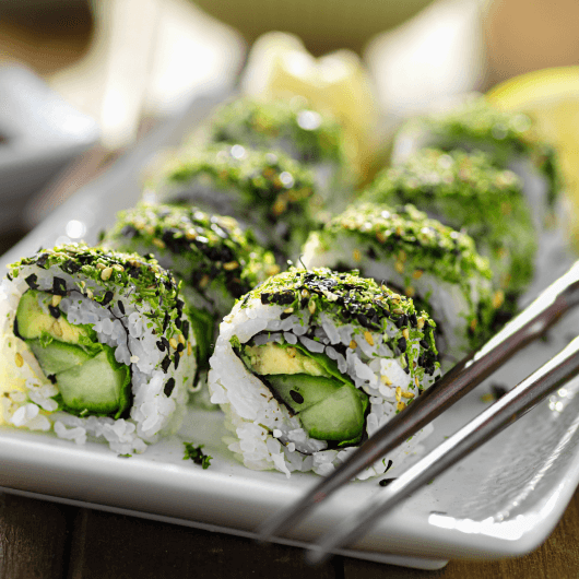 Can you eat sushi without raw fish?