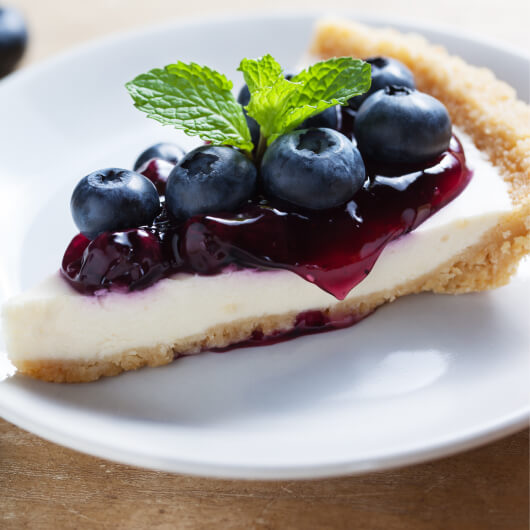 Blueberry cheesecake