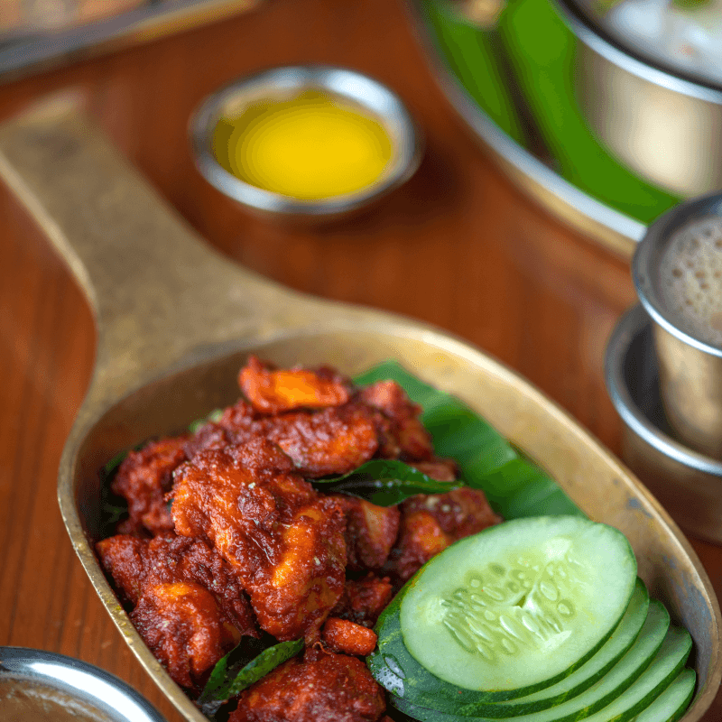 Ghee roast chicken deserves applause