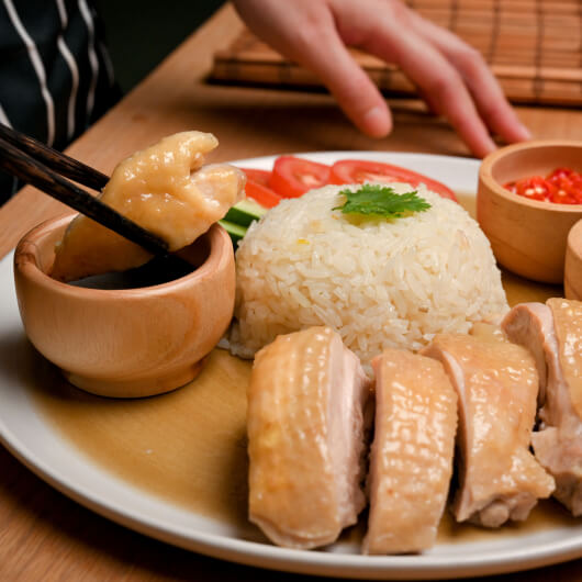 Hainanese chicken rice