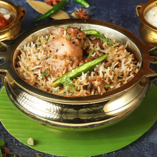 Andhra chicken biryani 