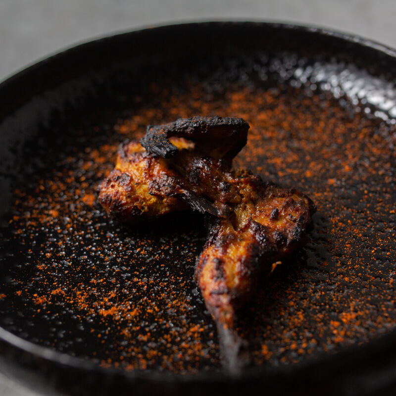 Quail, Black Garlic Yogurt