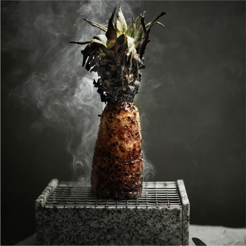 Spit Roasted Pineapple