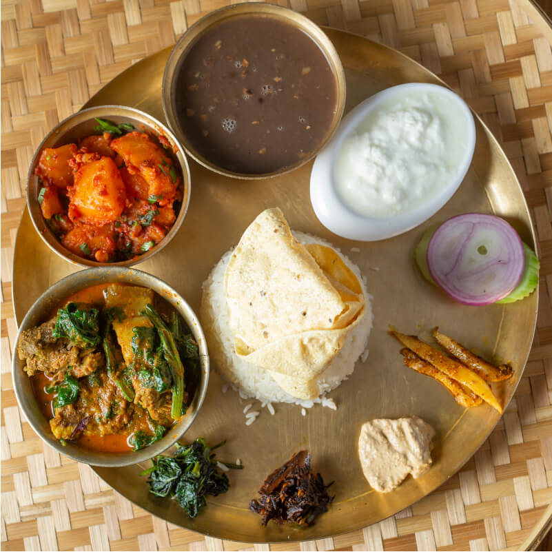 Nepali Pork Thali