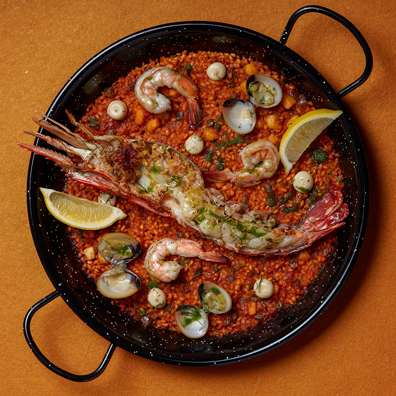 Lobster Paella 