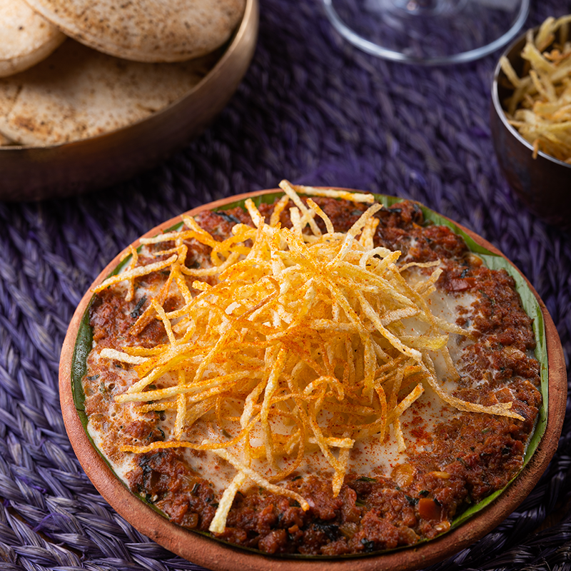 Tamatar Ki Chaat with Homemade Bhujiya 