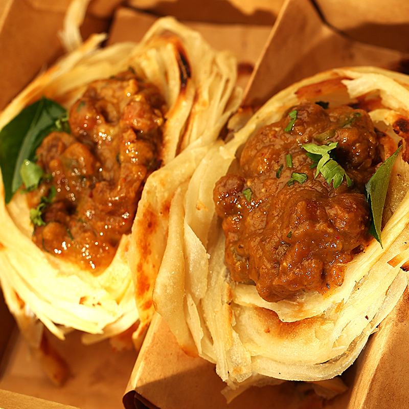 SB's Taco Parotta 