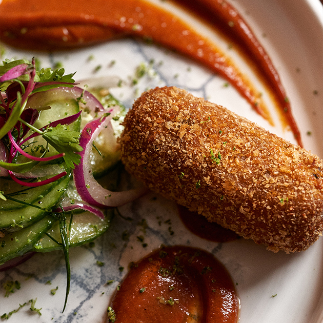 Chettinad Chicken Croquettes