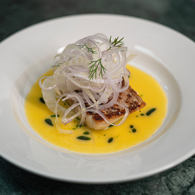 Pan Roasted Fish in Beurre Blanc